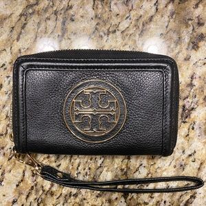 Tory Burch Black Wristlet